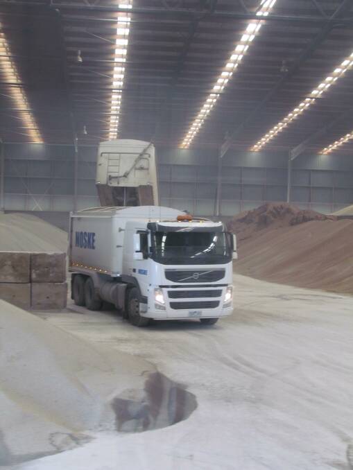 New shipments of fertiliser have recently arrived in Australia.