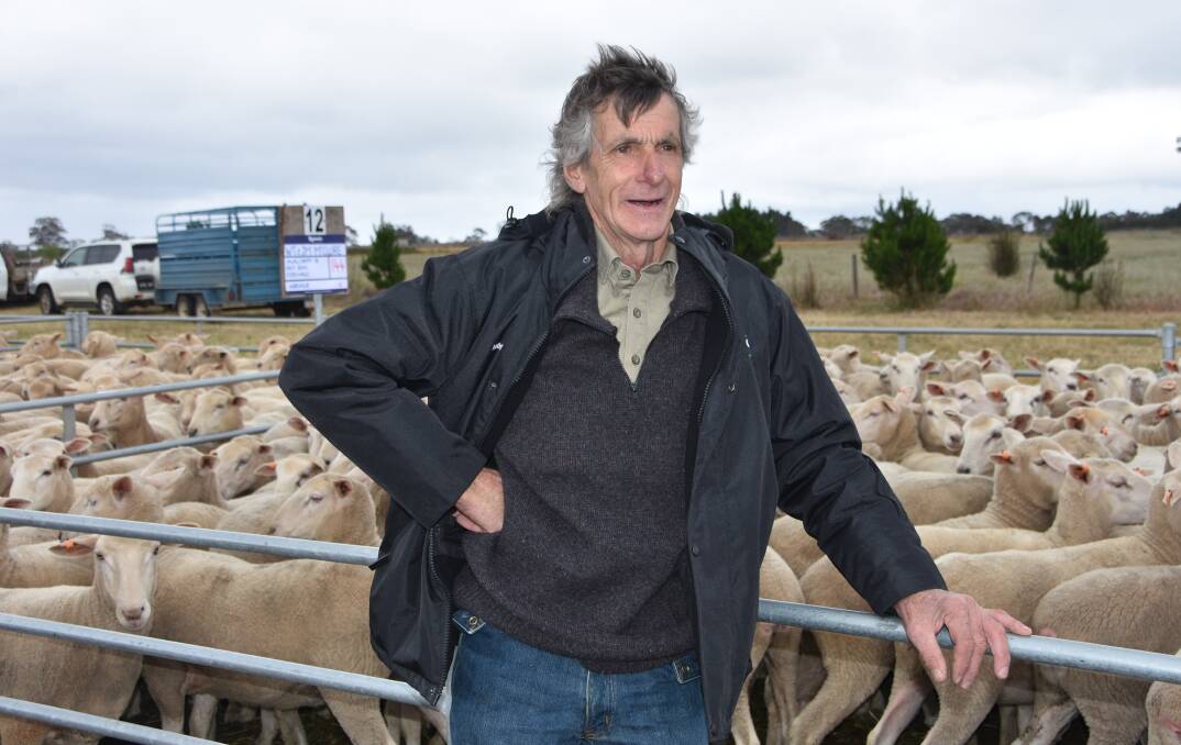 Wayne McClure, Harrow, reflects on a successful sale at Edenhope last week.
Together with wife Jill he sold ewes to $382, with another pen at $356 and lambs to $262 with another pen at $235. 