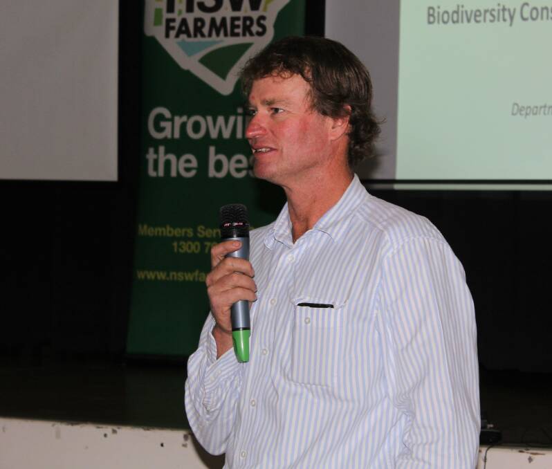 NSW Farmers Moree branch chair Stuart Gall.