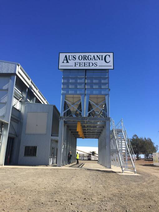State-of-the-art new mill at Kialla, part of a recently completed $7 million state-of-the art warehouse expansion and feed mill for Aus Organic Feeds.