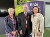 RAS Foundation chair, Robyn Clubb, with John Fairfax and RAS Foundation manager, Celia Logan at the announcement of an initiative to raise $5 million for the initiative.