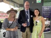 Catherine Brooks and Arielle Tigel, both from Wendy Brooks and Partners, with RAS Foundation director Christopher Hindmarsh.