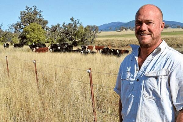 Grazier Matt Carter at Myall Springs, which is affected by the environmental zoning.
