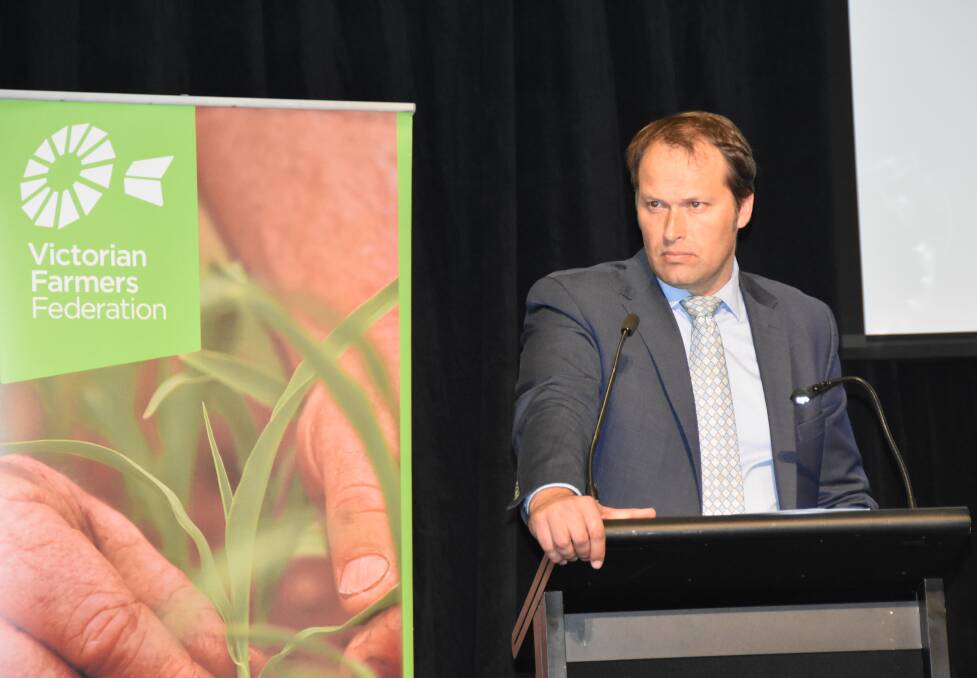 TALK TO FARMERS: Victorian Farmers Federation president David Jochinke says consulting with primary producers is the key to understanding the mass confusion and uncertainty, jeopardising Victoria's $40 billion agriculture industry.
