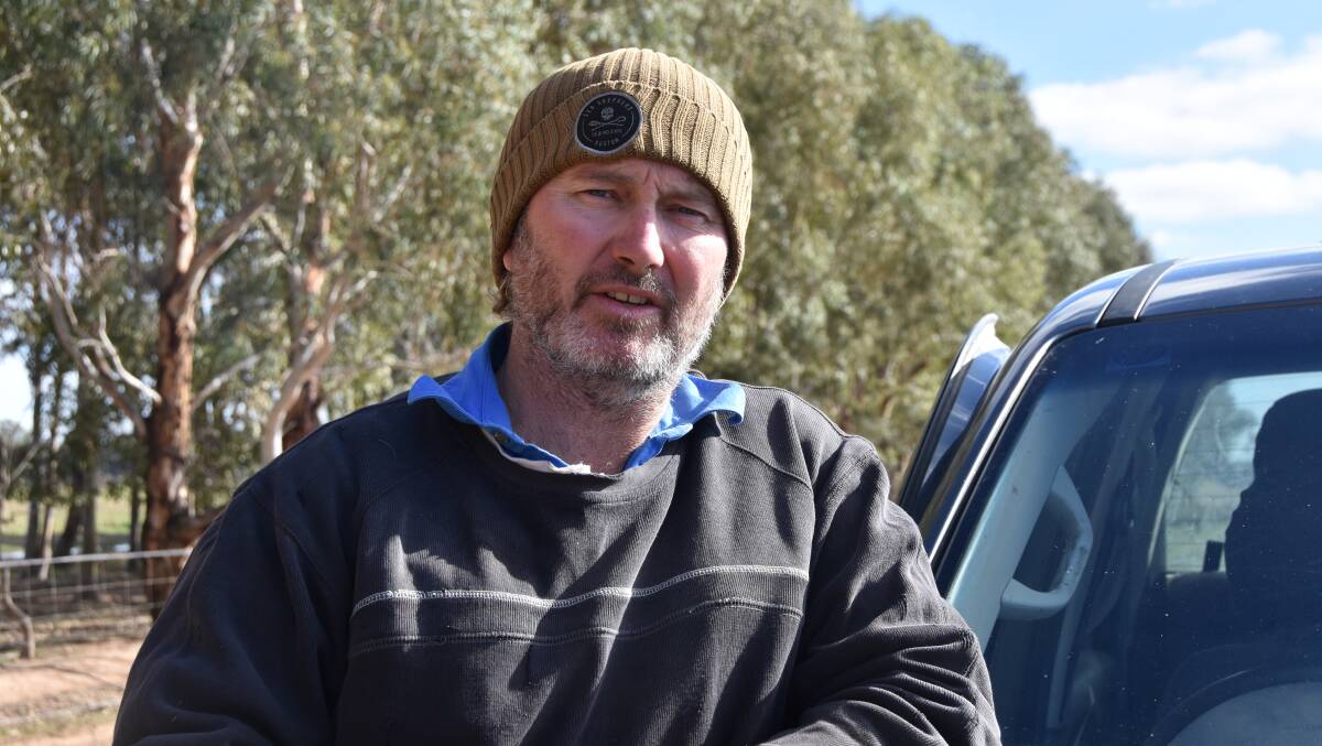 IRRIGATOR CONCERNS: Morago irrigator Michael Hughes says he's concerned there'll be no increase in general security allocations, until next year.