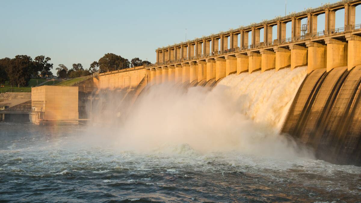 MURRAY FLOOD: The Hume Dam spilled in September, after heavy winter rain.