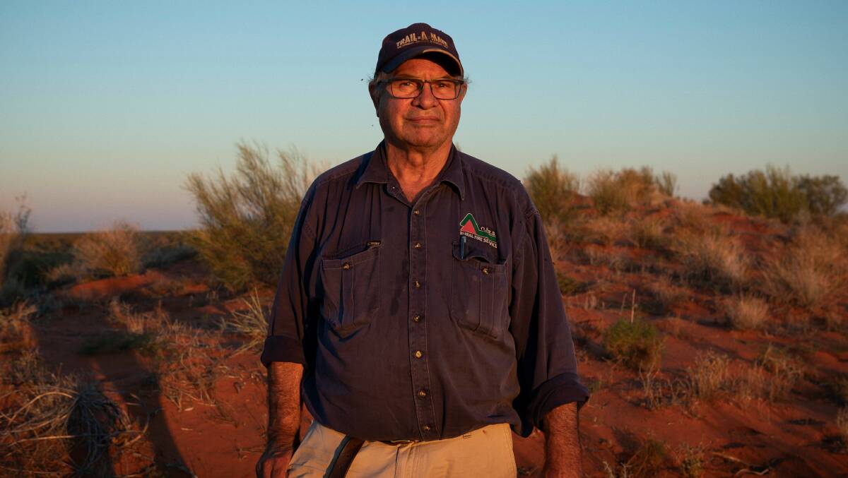 Lake Eyre Basin traditional owner George Gorringe. Picture: David Maurice Smith