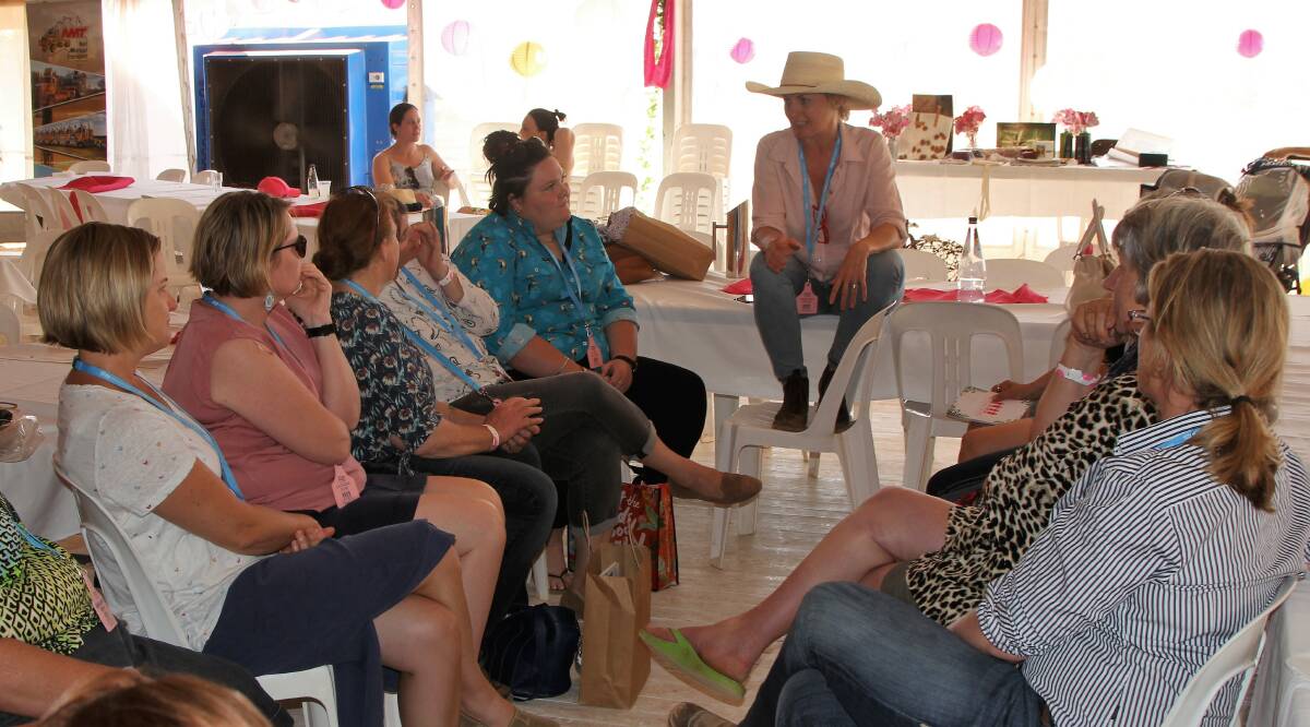 Shanna Whan was also on the program at the Channel Country Ladies Day presenting her eight basic laws of bush health to an interactive audience.