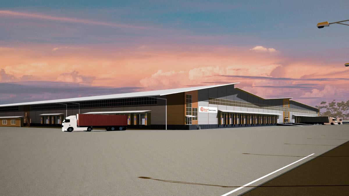 An artist's impression of what the processing plant at Blackall could look like.