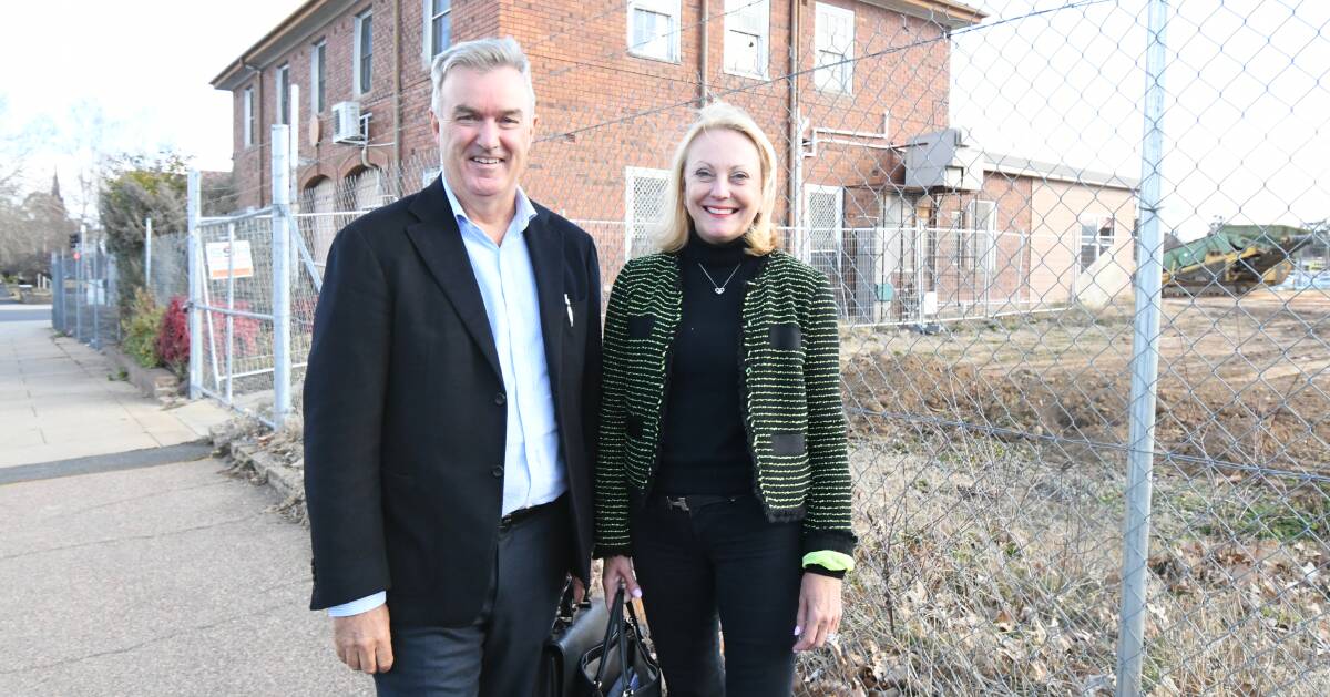KEEN TO DO BUSINESS: Stephen and Jody Gosling are the developers for the new DPI site in Orange. Photo: JUDE KEOGH