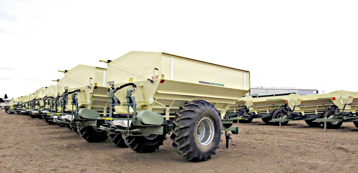 WIDE RANGE: Eastern Spreaders has machinery able to cater to most needs.