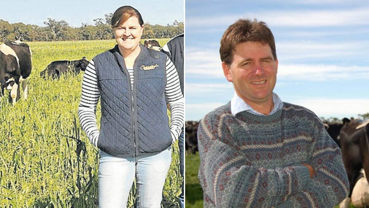 NOMINEES: Simone Jolliffe and James Mann have been nominated for milk producer director candidate positions on the Dairy Australia board.