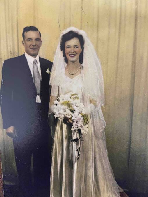  George and Mary Tomlin on their wedding day. Picture supplied