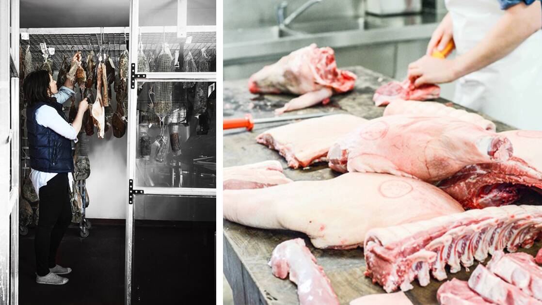 PADDOCK TO PLATE: The farmstead butchery is the final key point for the beautiful pork being transformed into authentic handcrafted products. Photos by Bundarra Berkshires.