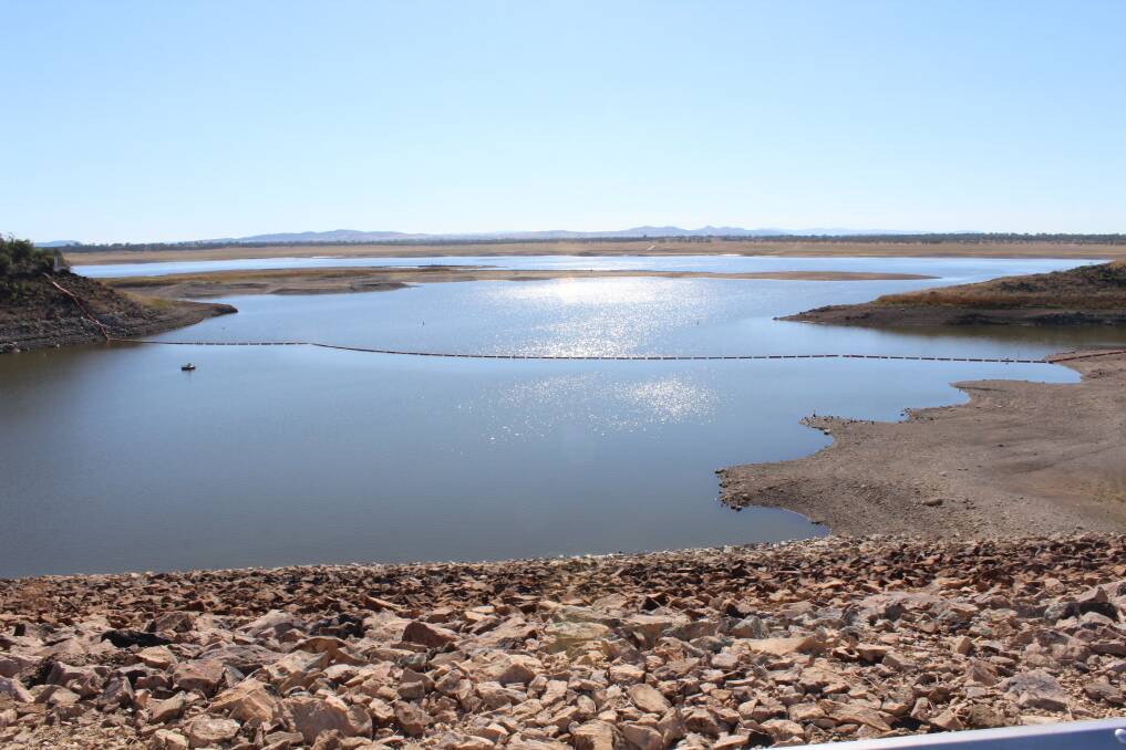 NSW Farmers' president James Jackson says this drought has shown we need to build more dams. Keepit Dam has risen to 11.2pc from recent rain. Photo: WaterNSW
