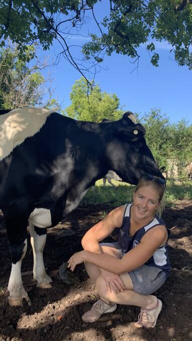Fourth generation farmer Olivia Middlebrook's family have been dairying at Gloucester for 109 years. 