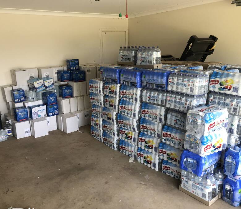 More than 14,000 litres of donated water has been distributed to residents of Mendooran who are on level six water restrictions. Photo by Carlton Kopke.