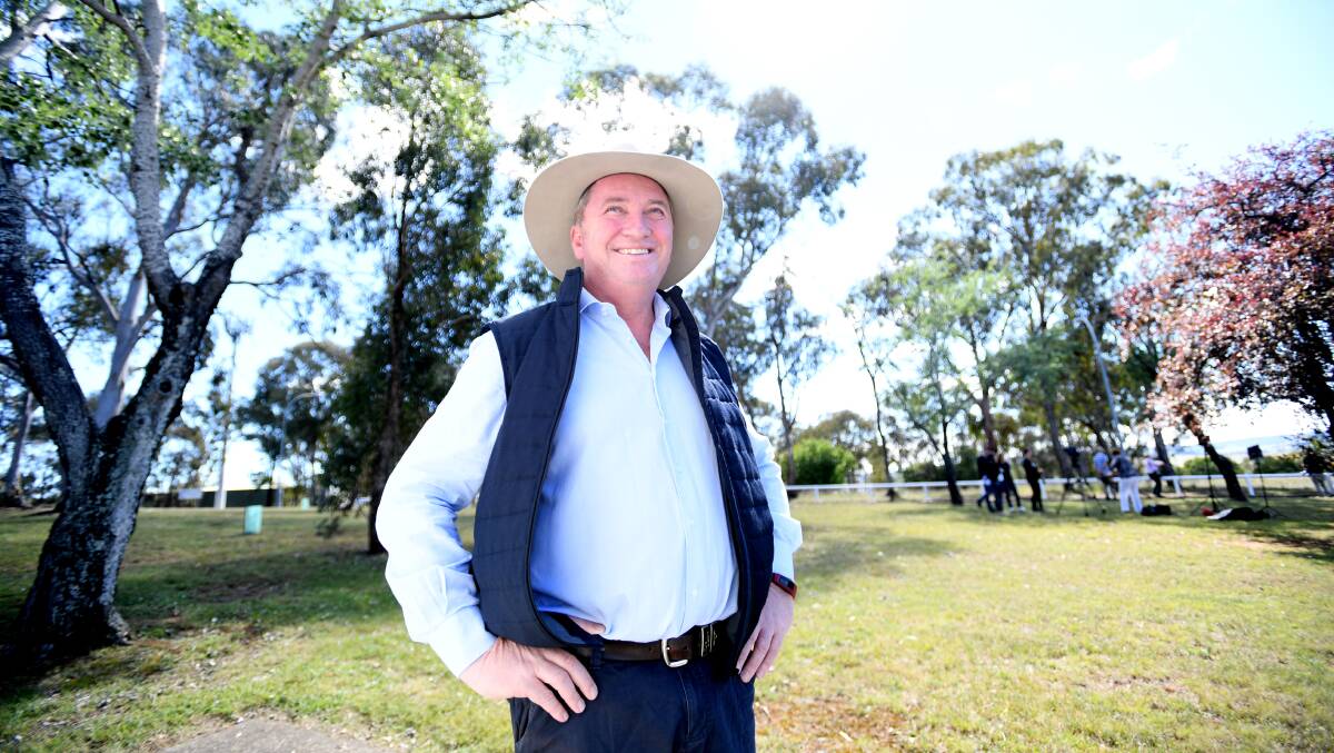 Barnaby Joyce after winning the New England by-election in which Peter Austin says could only be good news for the Coalition, for the parliament, and for the nation. 