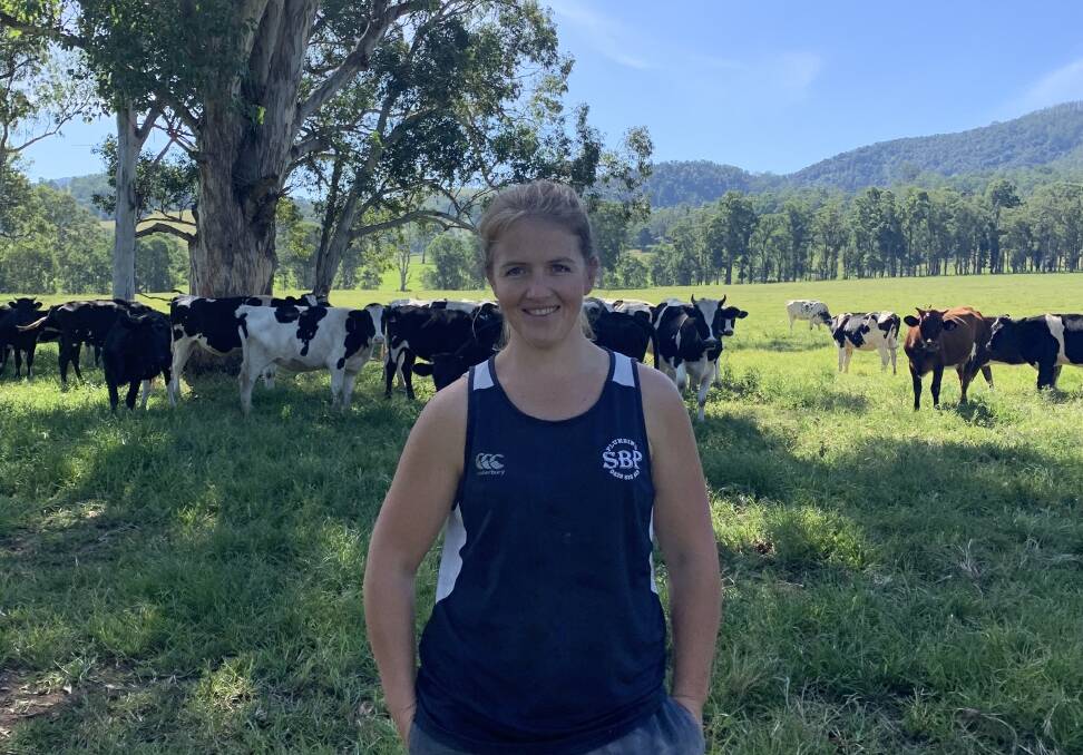 Fourth generation farmer Olivia Middlebrook's family have been dairying at Gloucester for 109 years. Photo: Olivia Middlebrook