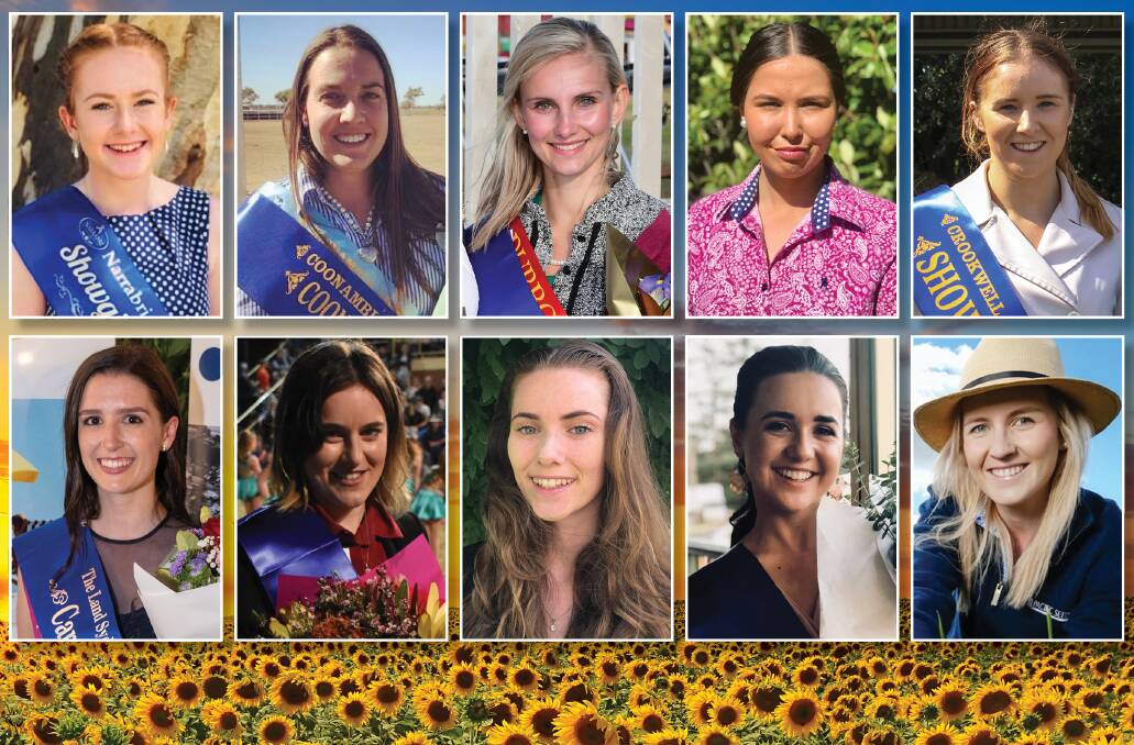 The Land Sydney Royal Showgirl Competition zone winners who are heading to Sydney. Top; April Squire, Emily Ryan, Josie Anderson, Keely Mooney, Lauren Selmes. Bottom; Nicole Sandrone, Sally Downie, Sarah Cudmore, Sarah Young and Stephanie Clancy.