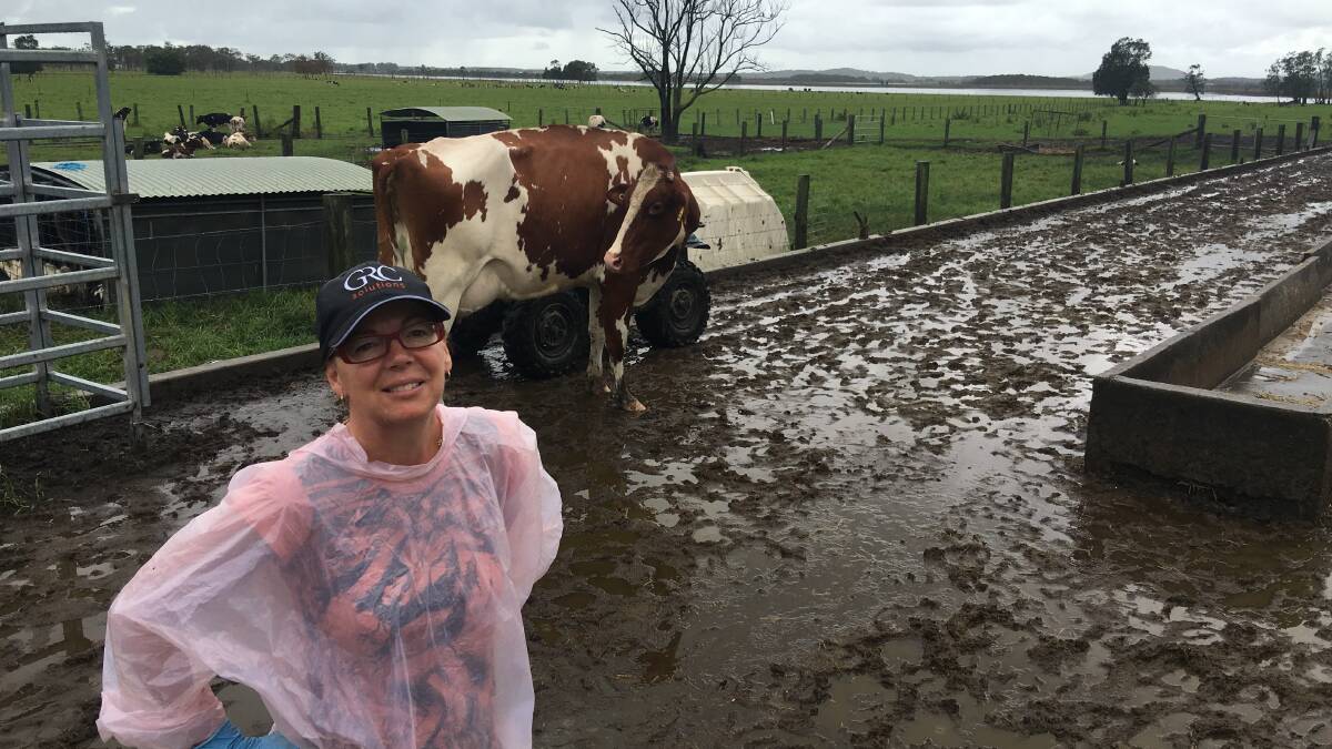 Kempsey dairy farmer Sue McGinn talks about life living on a floodplain.