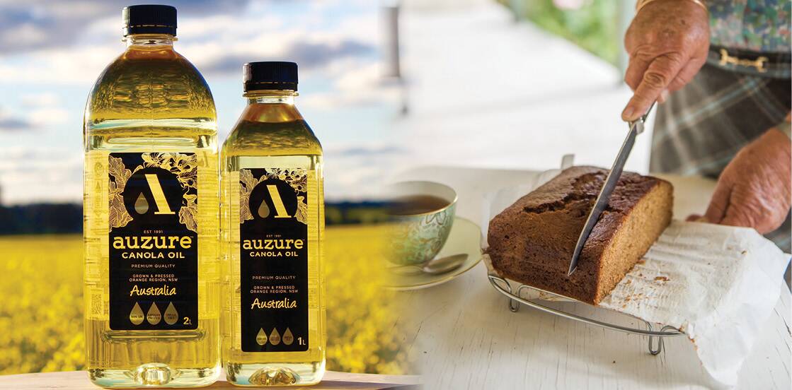 Marianne Mac Smith's delicious ginger bread recipe uses auzure canola oil. Photos supplied by MSM Milling.