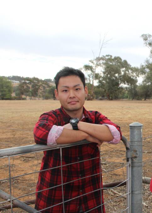 Kyosuke Kudayama, from Japan, who is midway through agricultural courses at TAFE
NSW’s Primary Industries Centre Wagga Wagga. Photo supplied.