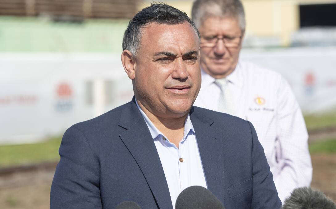NSW Deputy Premier John Barilaro announcement in Narrabri has drawn mixed reactions. Photo: File photo 