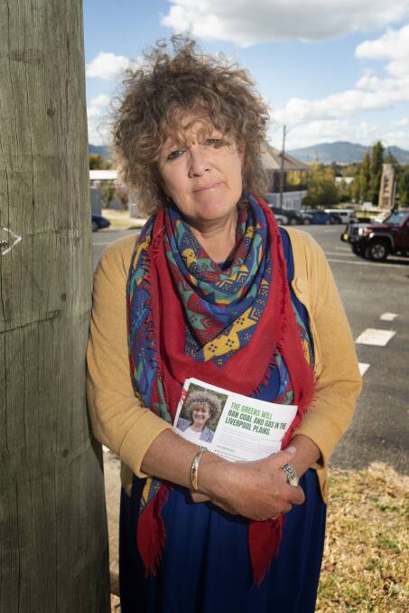 Greens Upper Hunter candidate Sue Abbott. Photo: Peter Hardin 