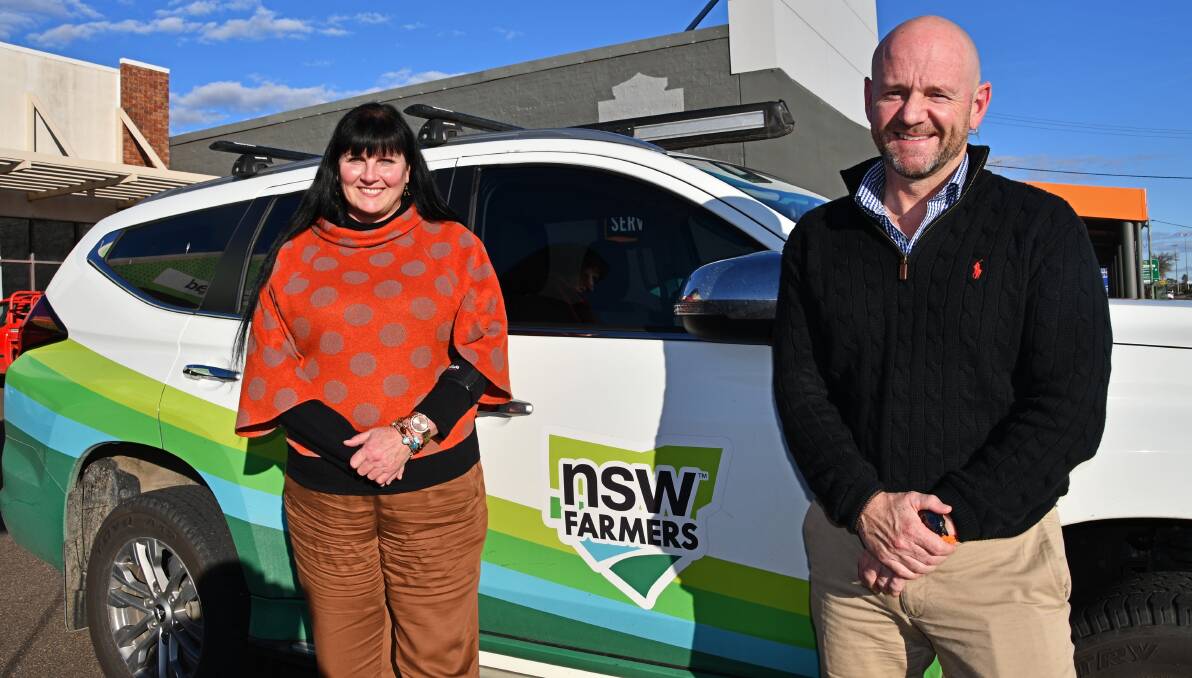 NSW Farmers conservation and resources committee chairwoman Bronwyn Petrie, Tenterfield, and Former NSW Primary Industries Minister and current Biodiversity Conservation Trust chairman Niall Blair believe Tuesday's meeting was constructive. Photo: Billy Jupp