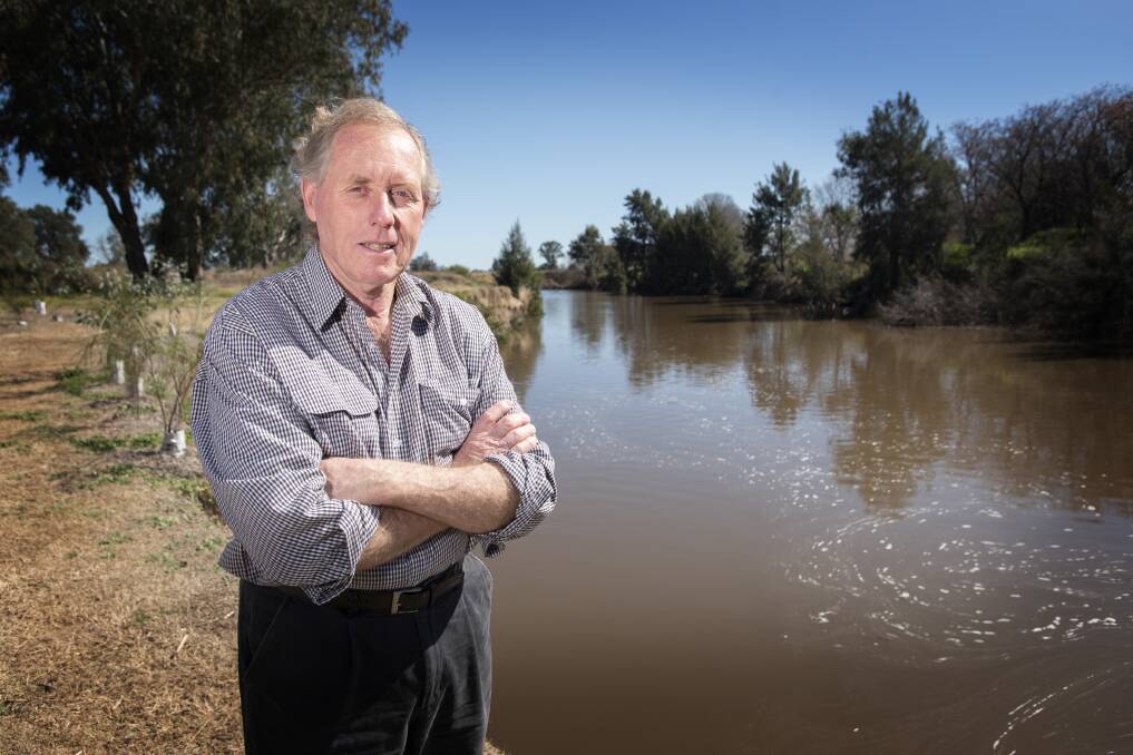 Tamworth ecologist Phil Spark is hopeful recent rain may allow the government time to reconsider its water security options. Photo: Peter Hardin 