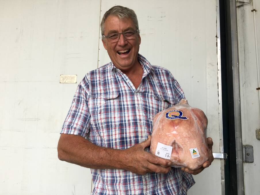 Colin Quast is bracing for the Christmas rush on his turkey farm at Tintinhull on the outskirts of Tamworth. Photo: Billy Jupp 