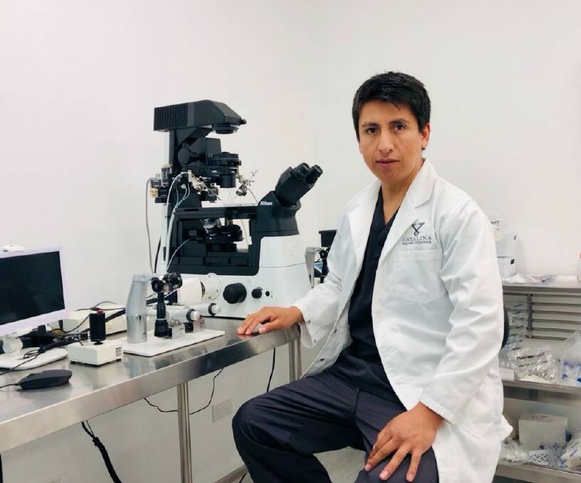 Catalina Genetics' embryologist Jenin Cortez Polanco joined the team from South America. Photo: Supplied 