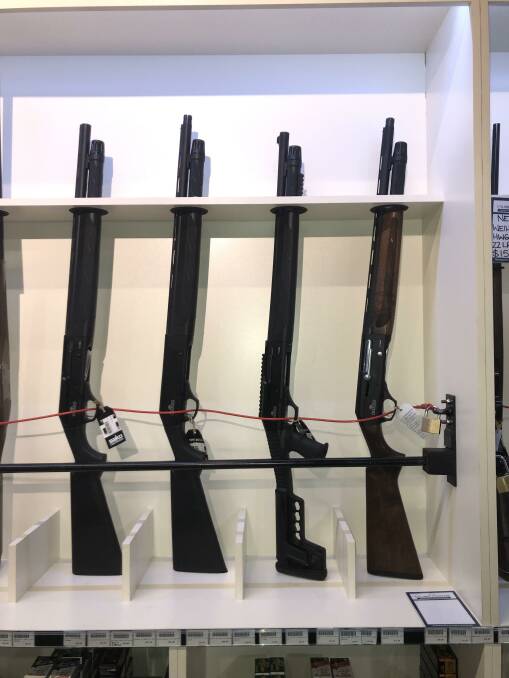 Some of the straight pull shotguns that could come under fire due to the new regulations. Photo: Supplied 