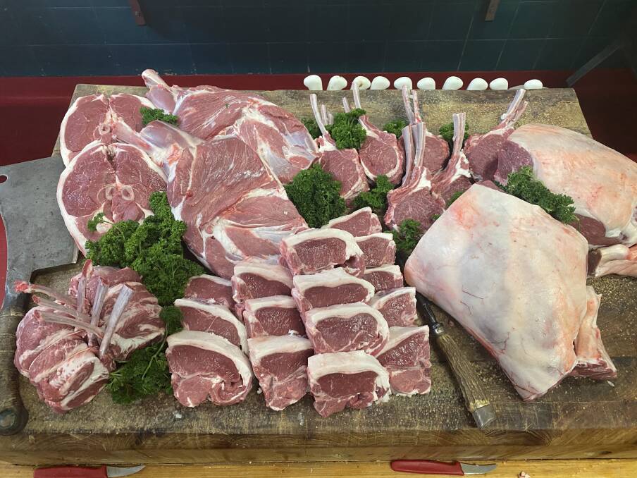 MARBLING: Websters Gourmet Meat Kitchen has had great feedback about the lamb's texture and taste. 