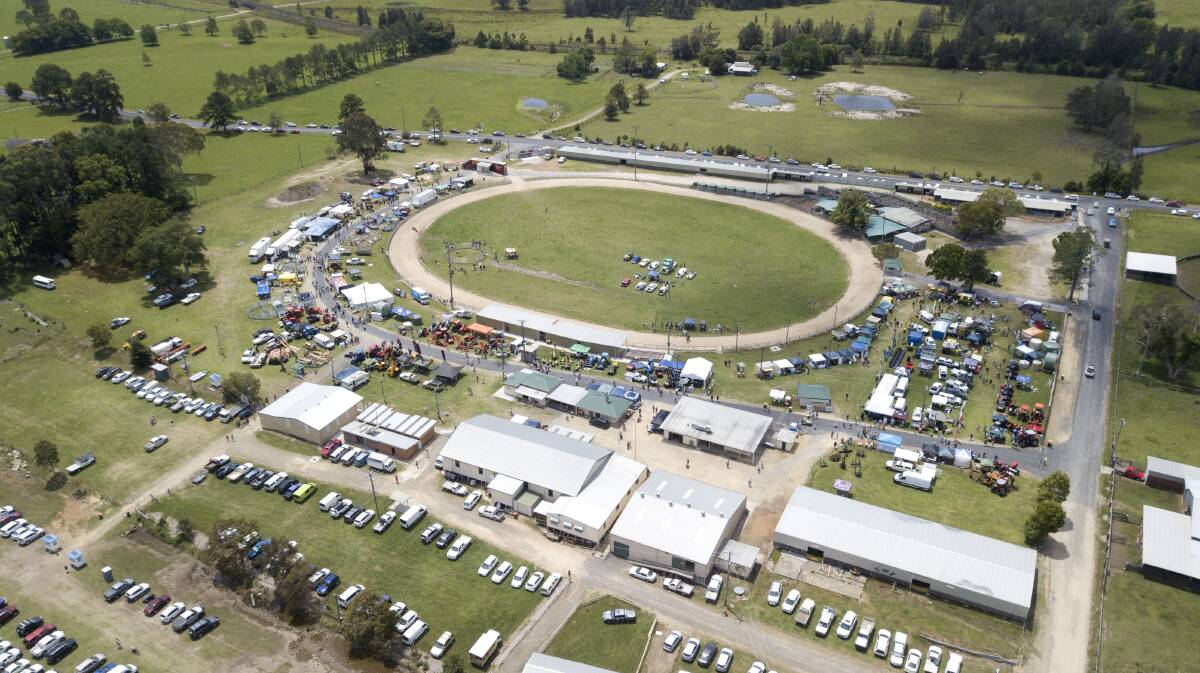 SUCCESSFUL EVENT: An aerial shot of the ProAg Field days site in 2017.
