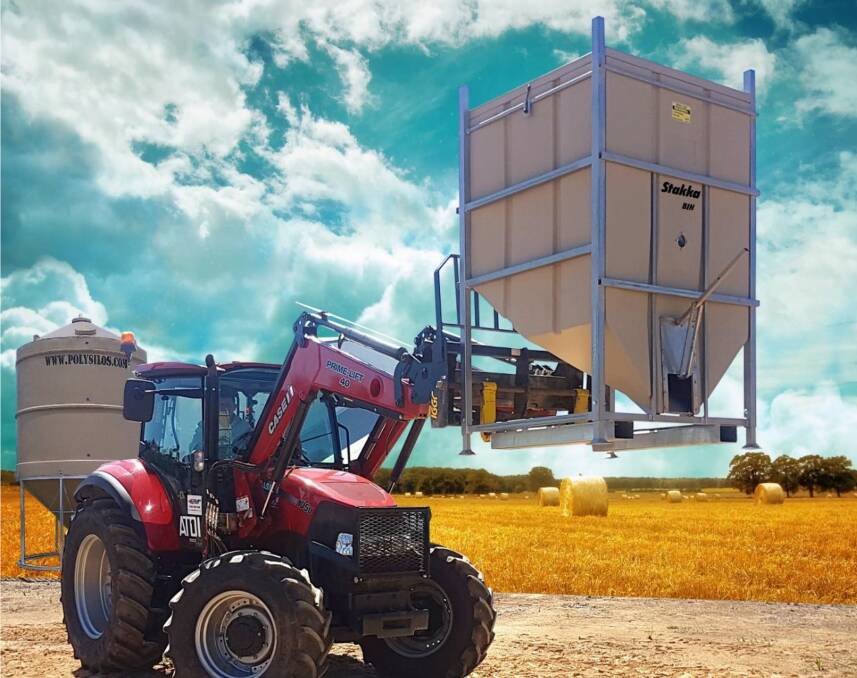 UNBEATABLE DURABILITY: Enmach Industries' poly silos range will be on display at FarmFest.
