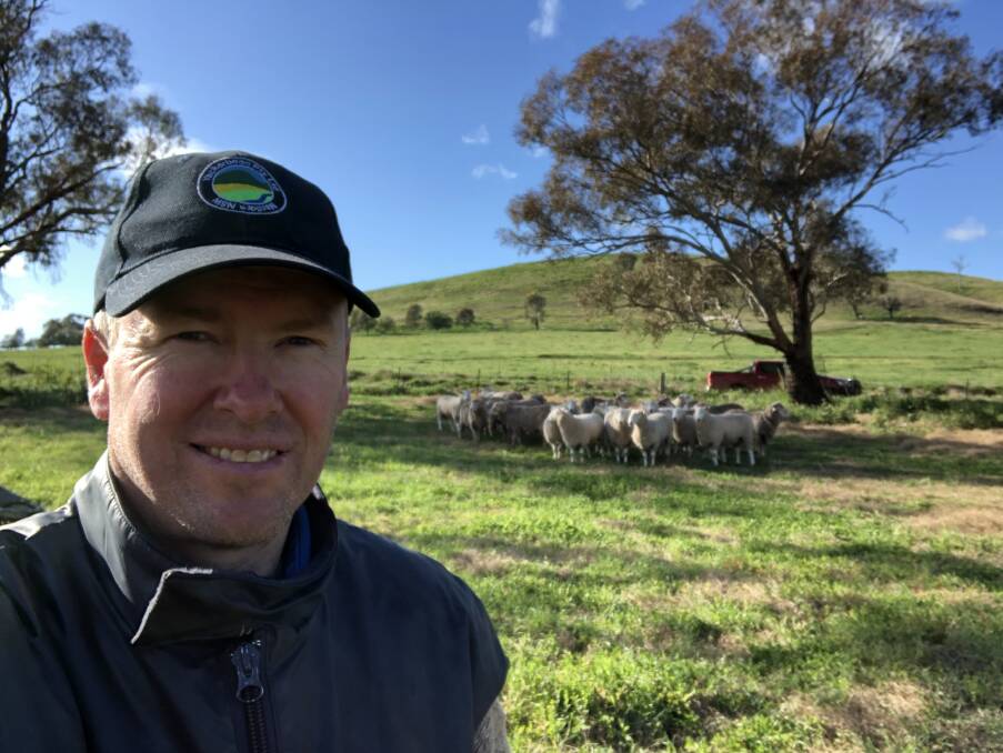 MORE MARKETING OPTIONS: Jonathon Duff uses Border Leicester rams over classed out Merino ewes, which gives him market flexibility.