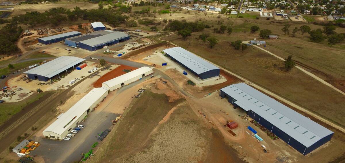 The Boss Ag business has grown rapidly, leading to the need for 26,000 square metres of shed space.