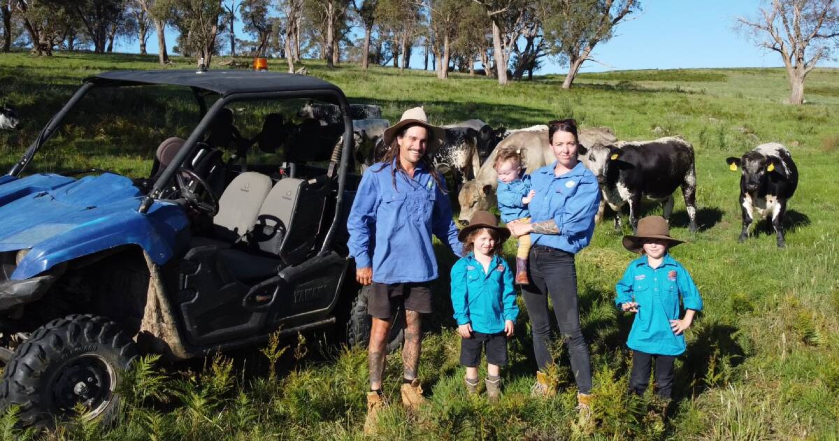 The McWilliam family are working with Speckle Park cattle to produce high quality, organic beef for their farm to fork operation. Picture supplied
