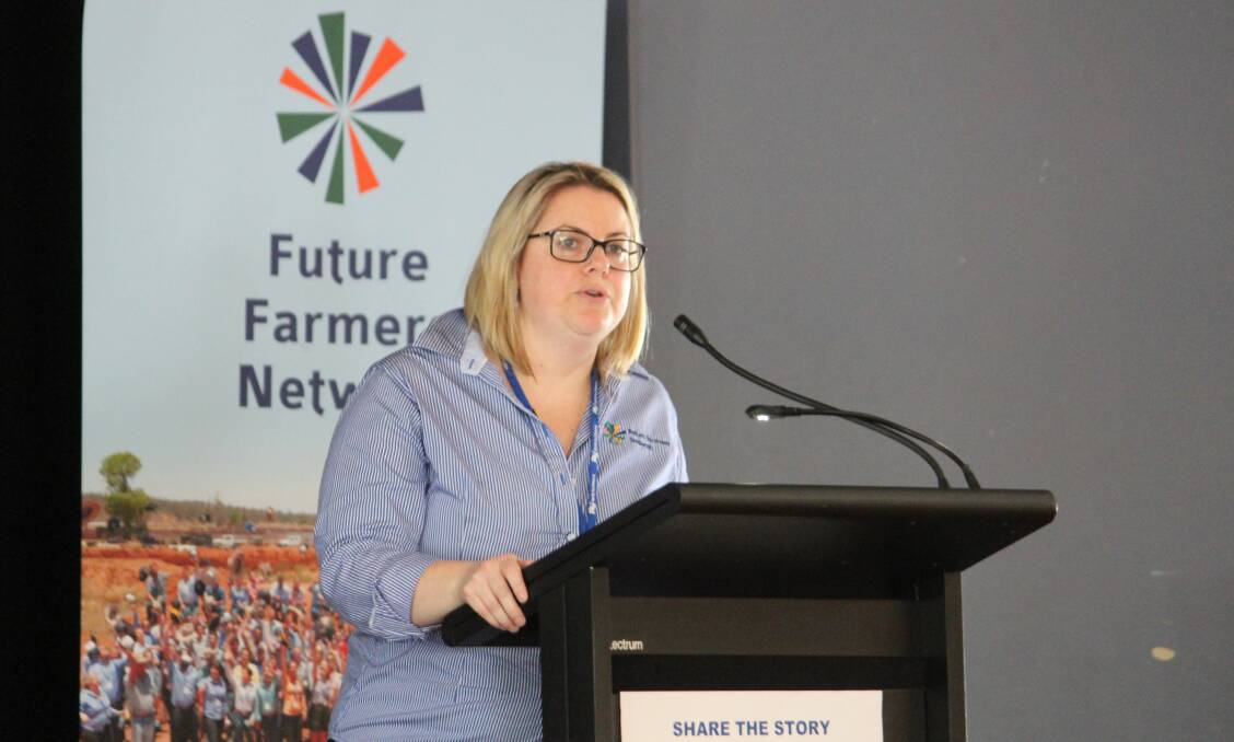 Future Farmers Network chair Georgie Aley. Photo: Andrea Crothers.
