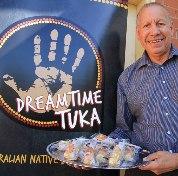 Updating his grandmother's favourite bush cooking tucker Herb Smith developed his Dreamtime Tuka business in Wellington with additional expertise from Wellington Business Centre and Dubbo's Earlyrise Baking Company.