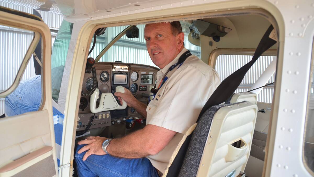 David bought back his father's plane in 2012, then got his licence to fly it for work.