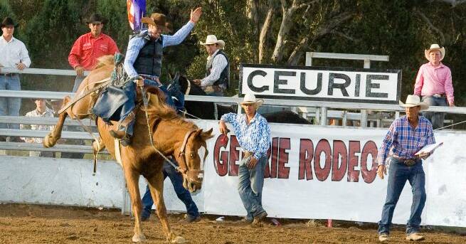 Bronk riding will be a feature at the Geurie Rodeo on Saturday, March 20.