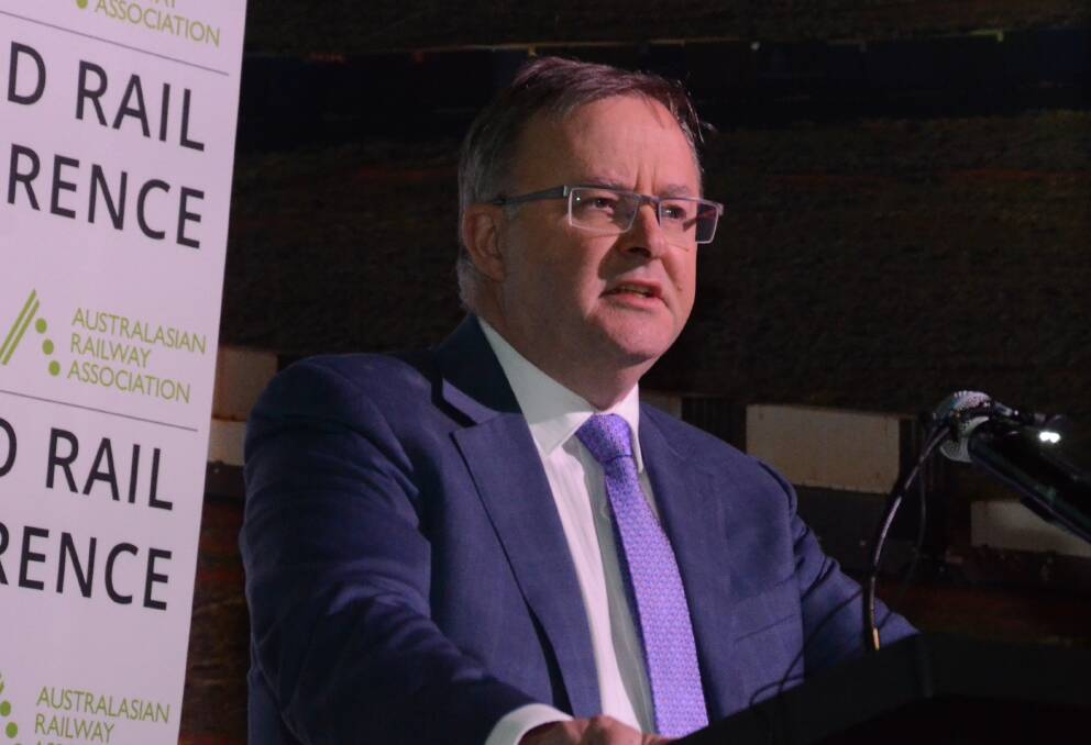 Shadow minister for Infrastructure, Transport, Cities, and Regional Development, Anthony Albanese, told the Australian Logistics Council forum last week the NSW Farmers Association should be taken seriously. File Photo: