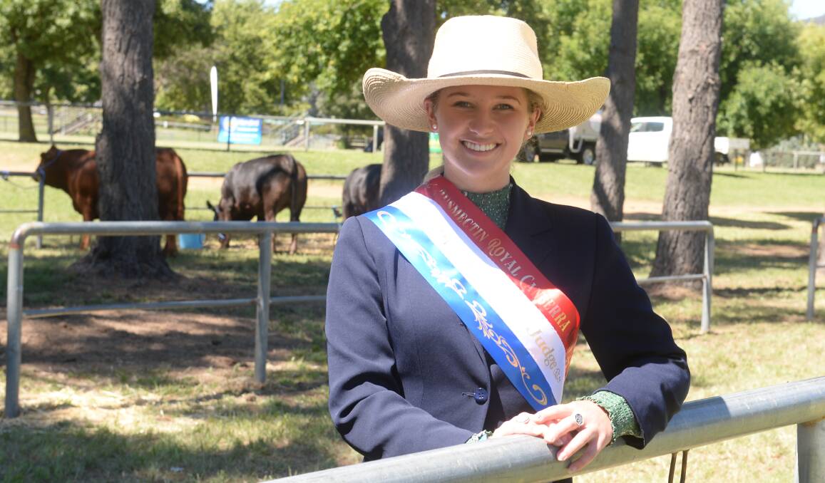 Champion junior judge, Ruby Canning, currently of Armidale, but originally from Hamilton, Victoria.