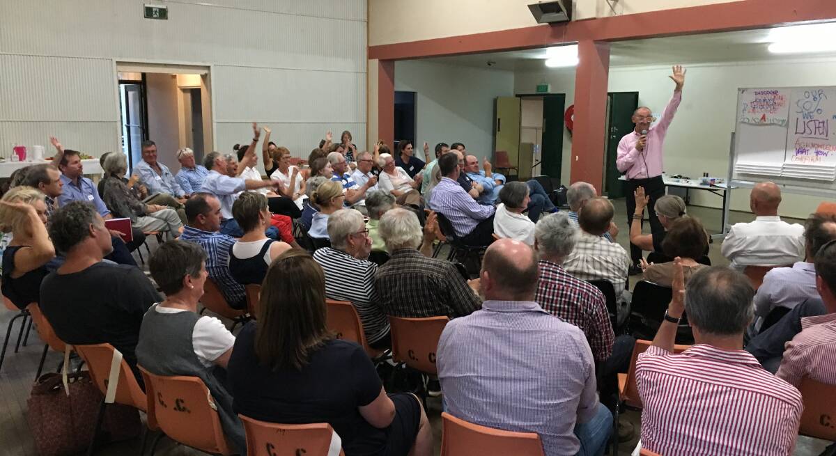 Big response from Central West communities at Molong on Monday night when 98 people attended the first of a series of The Next Crop Rural Revitalisation Gatherings.
