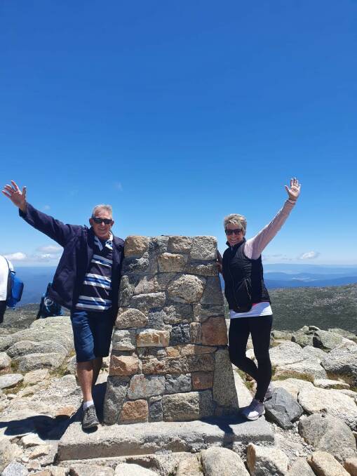 TRAVEL: The couple have been able to travel to parts of Australia, including Mount Kosciuszko, due to their new working lifestyle. 