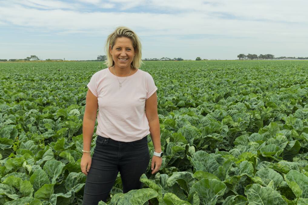 BACKING: Catherine Velisha, Velisha Farms, Werribee, Victoria is one of the farmers backing National Nutrition Week, and also hosting a virtual farm tour. 