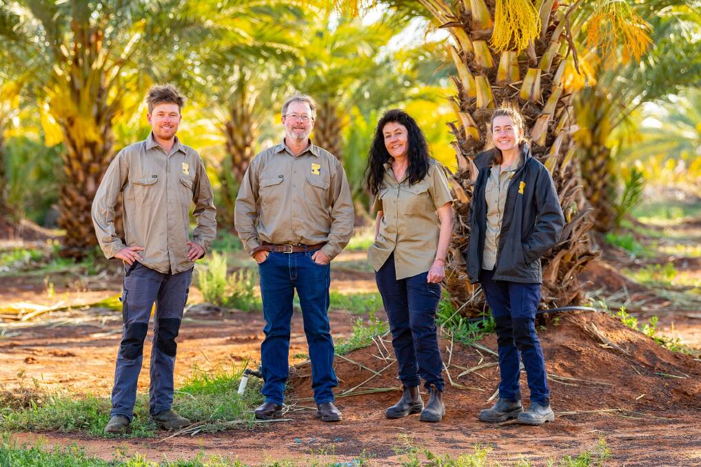 GRANTED: Shaun, Dave, Anita and Kelsey, Reilly, Gurra Downs Date Company, Gurra Gurra, SA will use the $414,000 Woolworths Organic Growth Fund grant to upgrade their packhouse. 